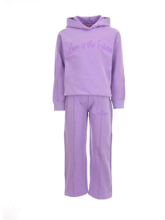 Joyce Kinder Set mit Hose Winter 2Stück Lilac