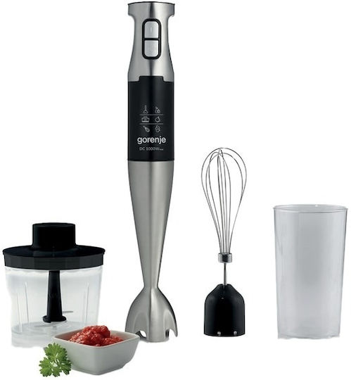 Gorenje HBX1000E Handmixer mit Inox-Stab 1000W Silber