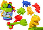 Sand Bucket Set Shower Watering Can Molds Dinosaurs Set
