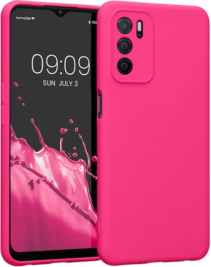 Back Cover Σιλικόνης Φούξια (Oppo A16s)