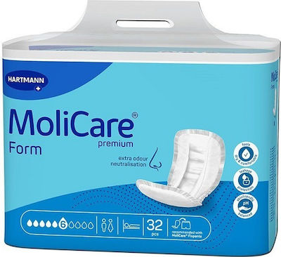 Hartmann Unisex Incontinence Pad Normal Flow 6 Drops 32pcs