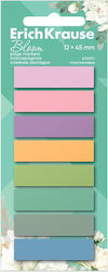 Bookmarks Erichkrause Pastel Bloom 12x45mm 160 pages 8 colors 61560