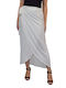 Morena Spain Maxi Envelope Skirt white