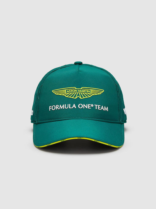 Pălărie pentru Copii Tesatura Aston Martin F1 Team Kids 2024 Team Cap Verde