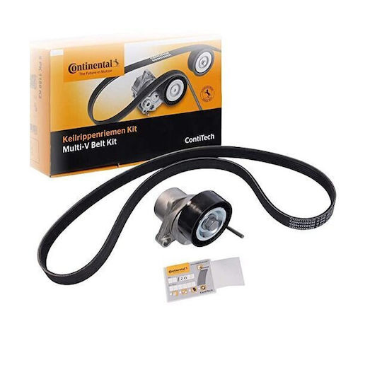Transmission Belt Set Peugeot 1007 Km Contitech 6pk1070k3