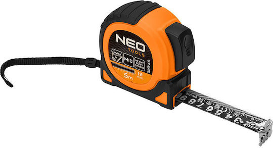 Neo Tools Μετροταινία με Μαγνήτη 19mm x 5m
