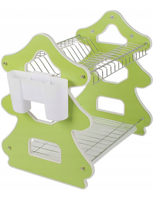Verk Group Metallic Green Sink Strainer 39x26x39cm