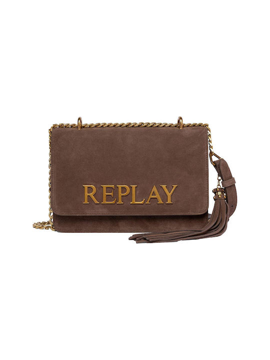 Replay Damen Tasche Schulter Braun