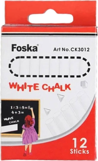 Folka Chalk 12pcs White
