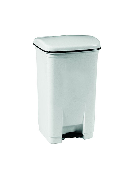 Viomes Waste Bin Waste Plastic with Pedal Grani...
