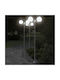 vidaXL Outdoor Floor Lamp Post 60W IP44 for E27 Socket Silver