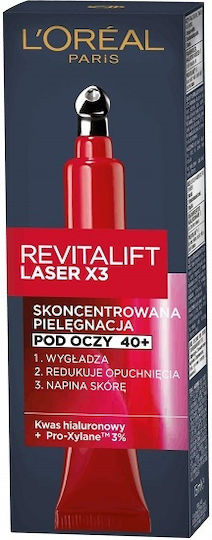 L'Oreal Paris Revitalift Laser Renew Околоочен Крем за Против Стареене Хидратация и Торбички 15ml