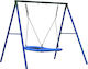 vidaXL Metal Hanging Swing Nest 185x185x185cm Blue