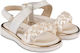 Babywalker Ecru Baptism Leather Sandals