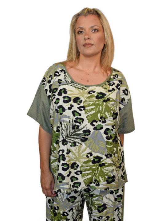 Morena Spain Women's Blouse Short Sleeve Ladi