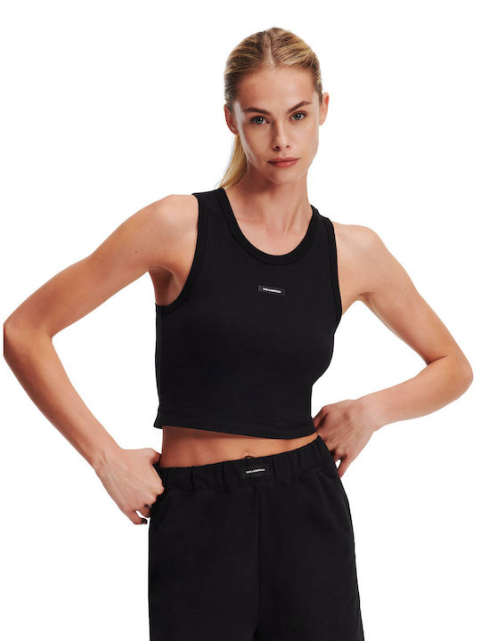 Karl Lagerfeld Logo Дамска Блуза Без ръкави Black