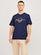 Jack & Jones Men's Short Sleeve T-shirt Blue