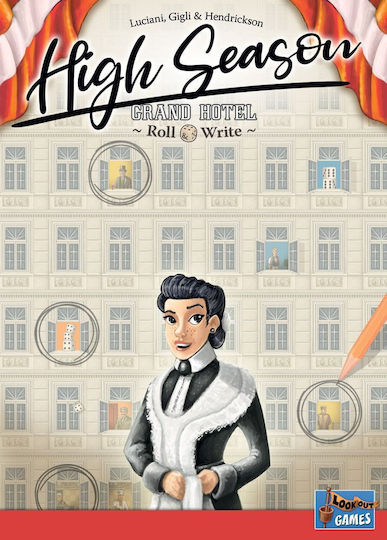 Brettspiel High Season: Grand Hotel Roll & Write für 2-4 Spieler 12+ Jahre (EN) Lookout Games