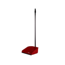 Plastic Dustpan with Rubber Band & Stick