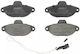 Brake Pads Fiat Seicento 600 187 Abe C1f027abe