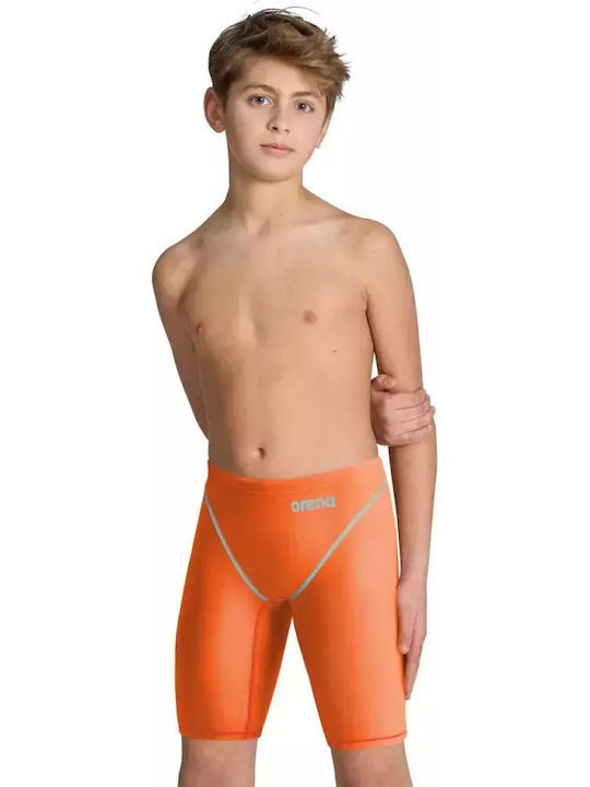Arena Powerskin St Next Jammer Kinder Badeanzug Jammer Orange