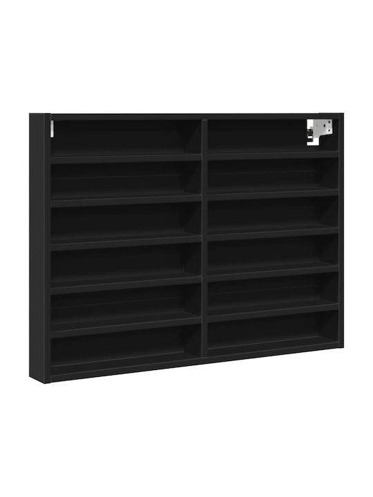 Shelf Wall Black 80x8.5x58cm