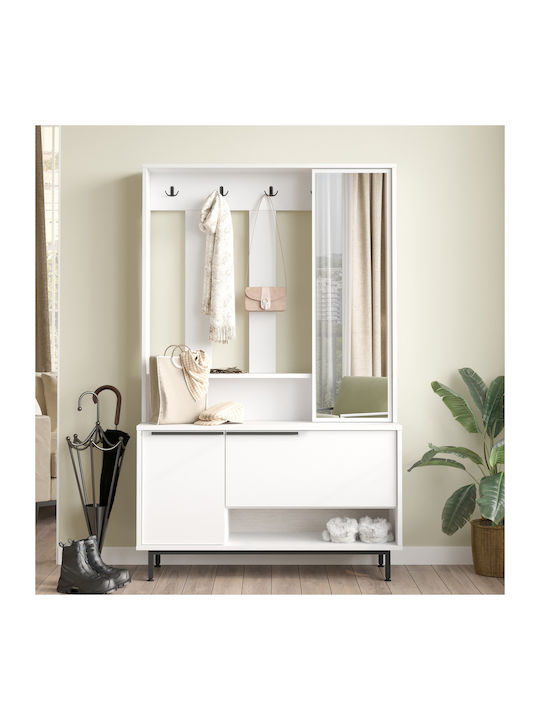 Laxfield Eingangsmöbel mit Schuhschrank White 1...