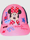 Disney Kids' Hat Jockey Fabric Sunscreen Minnie Mouse Blue