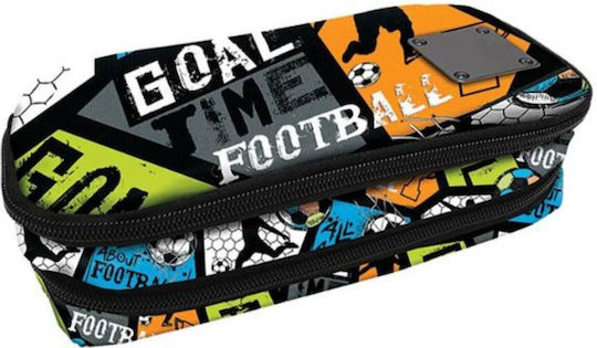 Graffiti Xscape Football Pencil Case with 2 Compartments Multicolored