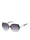 Guess Guess Damen Sonnenbrille mit Schwarzem Horn umrandetem Rahmen und Grauem Verlaufsfarbe Glas GF0406 05B