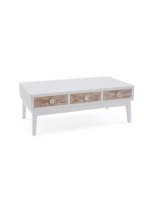 Rectangular Coffee Table Sira Wooden Ginger L110xW60xH41cm