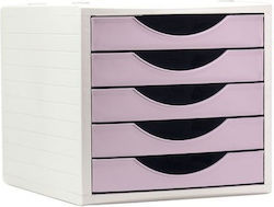 Modular Archiving Drawer Archivo 2000 Pink Cake 34 X 27 X 26 Cm