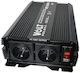 Volt Polska Инвертор за кола Модифицирана синусоидална вълна 1700W за преобразуване на 24V DC в 230V AC
