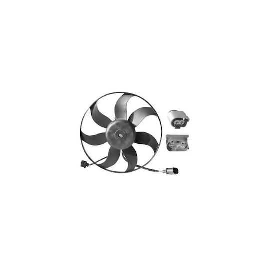 Radiator Fan Audi A3 8p1 Tyc 837-1011