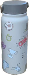 Stainless Steel Thermos Bottle 600ml Gray 36401-4