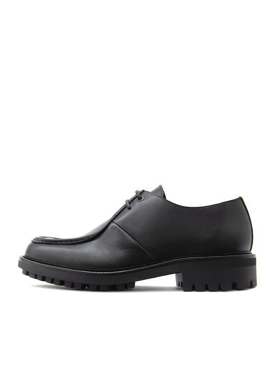 Men's Leather Moccasins Black