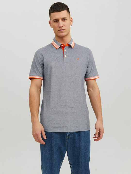 Jack & Jones Polo Bluză cu mânecă scurtă Navy B...