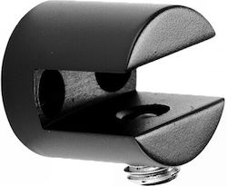 Karag Mensole Metallic Corner Shelf Black 2pcs