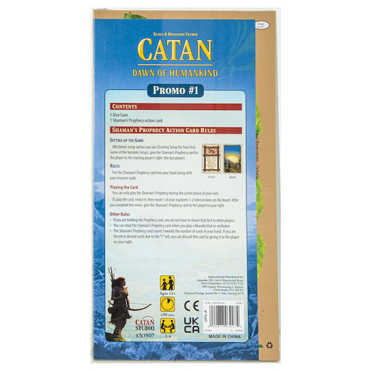 Catan Studio Catan: Dawn of Humankind Promo #1 Extension Card για Επιτραπέζιο 1pcs