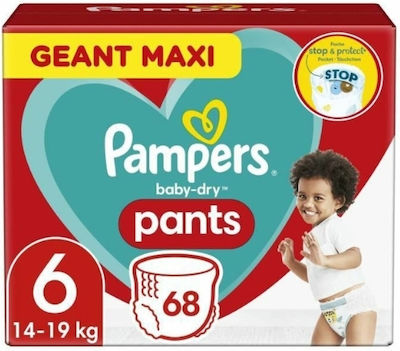 Pampers Diaper Pants Baby Dry No. 6 for 14-19 kgkg 68pcs