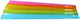 Kum Plastic Transparent Colored Ruler 30cm