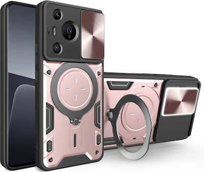 Techsuit Camguard Pro Umschlag Rückseite Rose Gold (Huawei Pura 70 Pro)