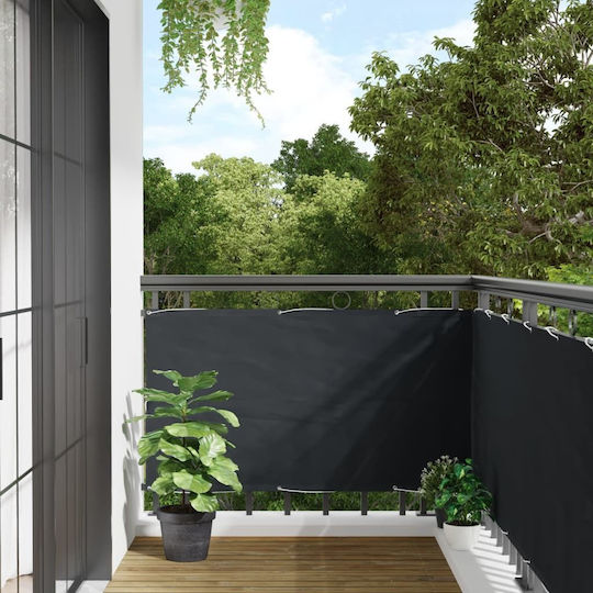 vidaXL Sonnensegel Gray auf Rolle mit PVC-Beschichtung 0.75x5m
