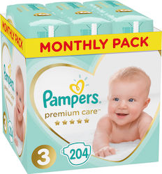 Pampers Klebeband-Windeln Nr. 3 für 6-10 kg 240Stück