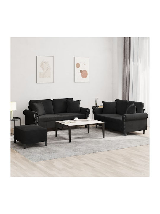 Σετ Σαλονιού 3-Sitzer & 2-Sitzer & Hocker