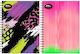 Spiral Notebook A4 2 Subjects No Fear Fluo Prints 348-31440