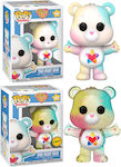 Pack 6 Pop Figures Care Bears 40th Anniversary True Heart Bear 5 + 1 Chase