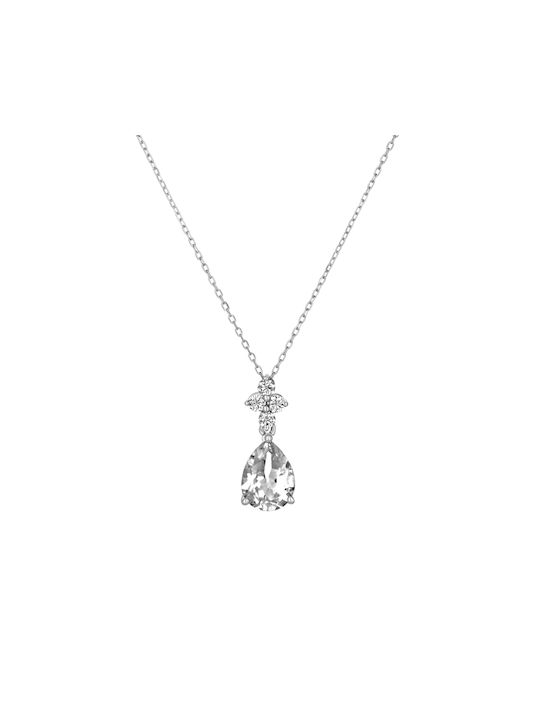 Necklace from White Gold 14K