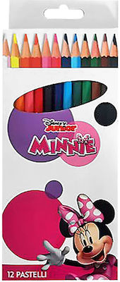 Set creioane colorate=12 culori Minnie Disney