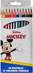 Set creioane colorate cu 12 culori Mickey Disney 60-844